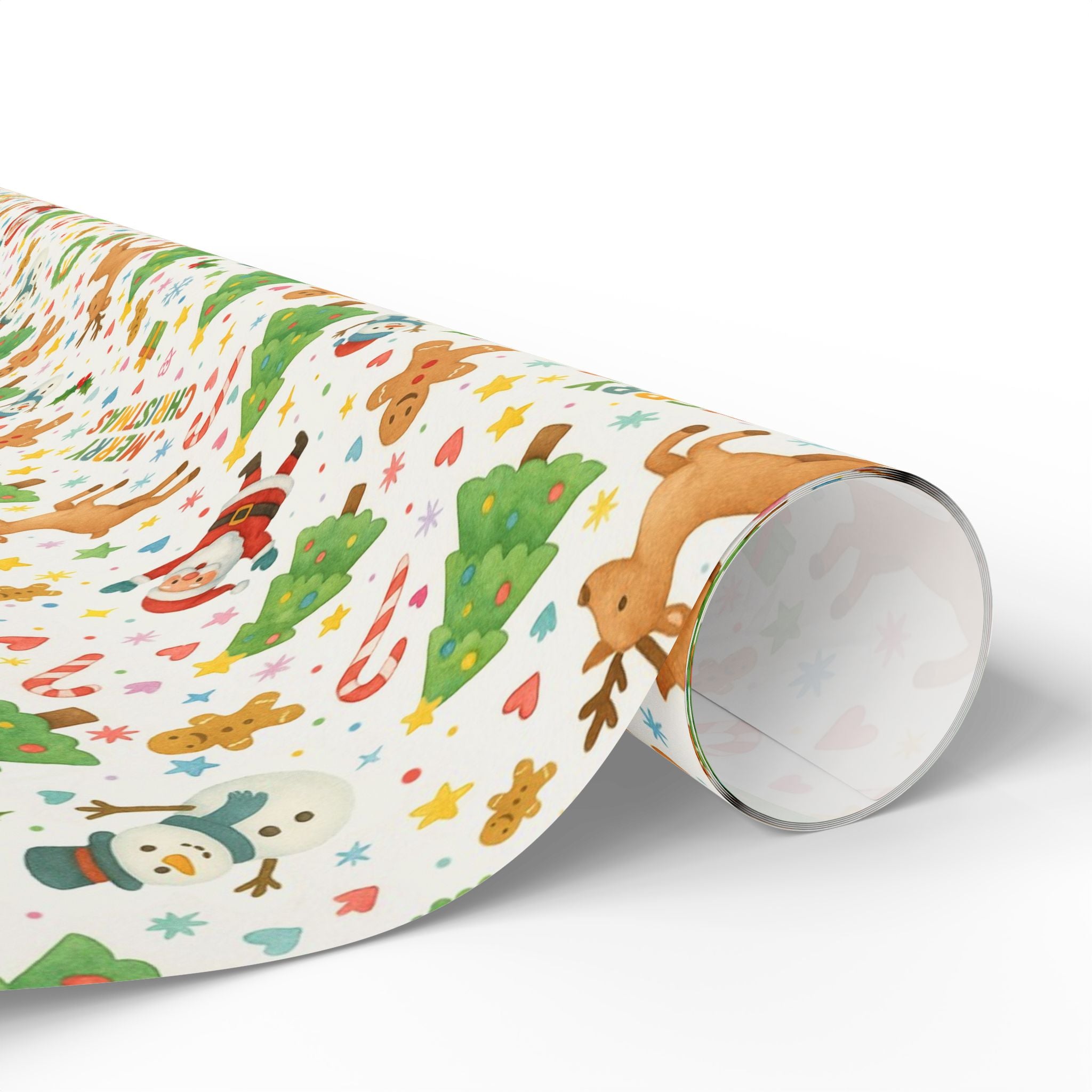 Christmas Wrapping Paper — White