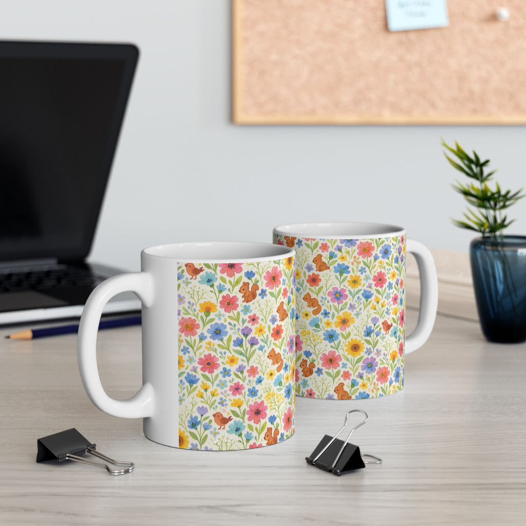 Kawaii floral Mug