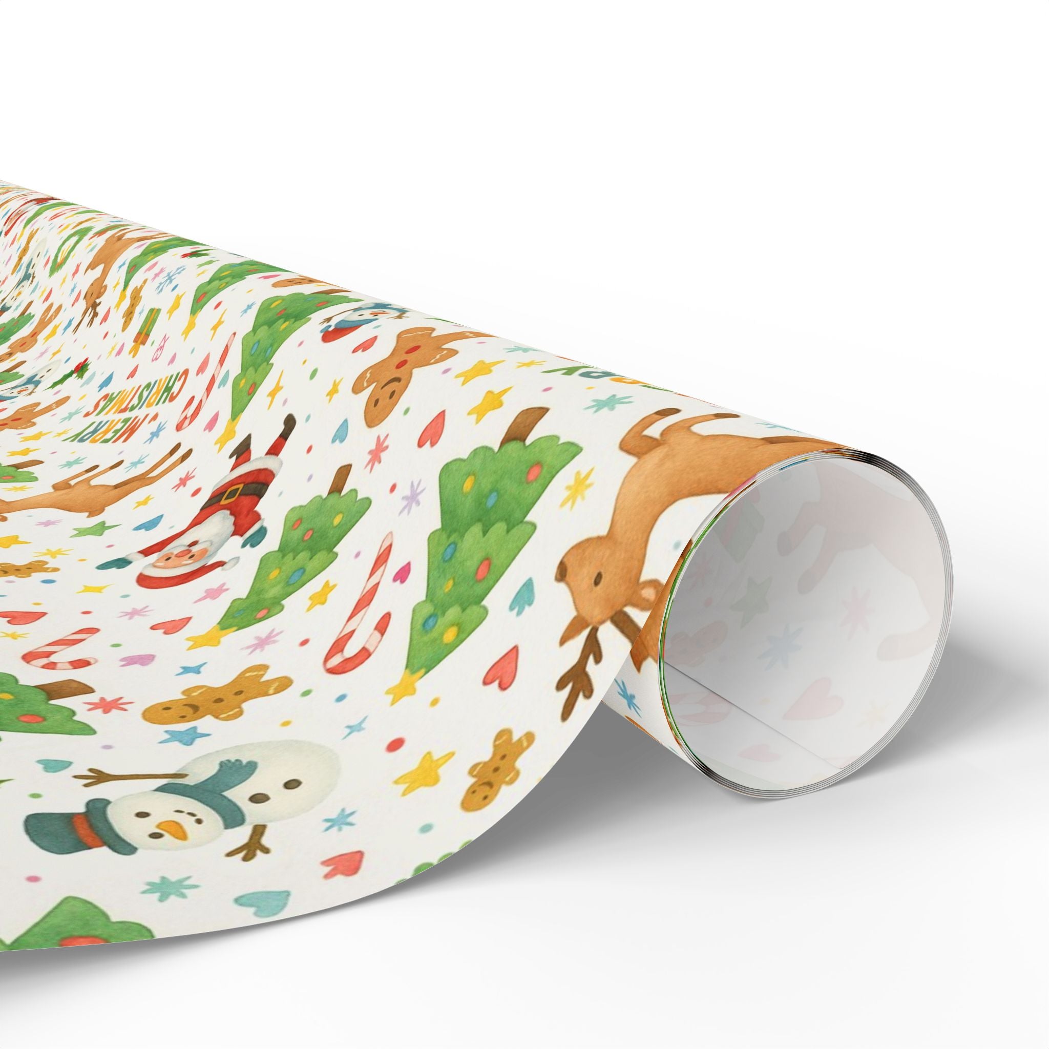 Christmas Wrapping Paper — White