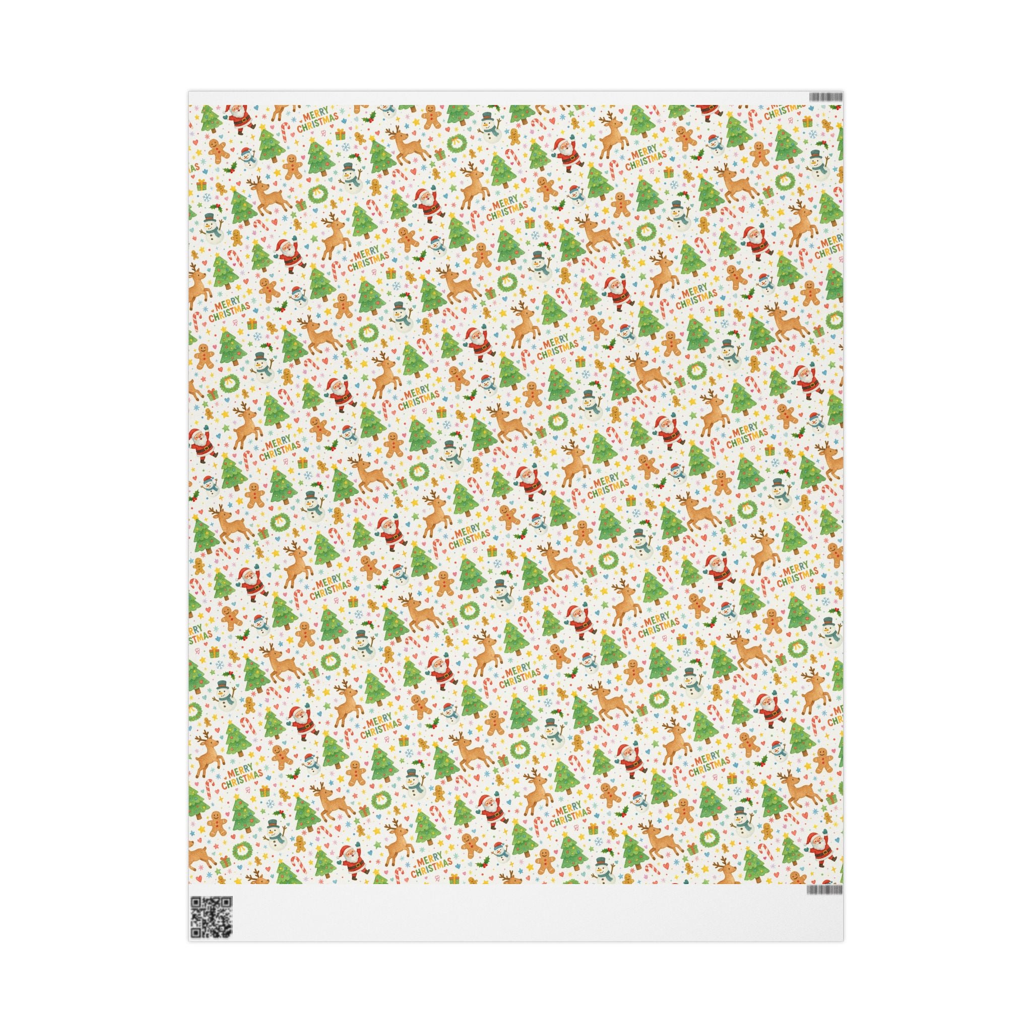 Christmas Wrapping Paper — White
