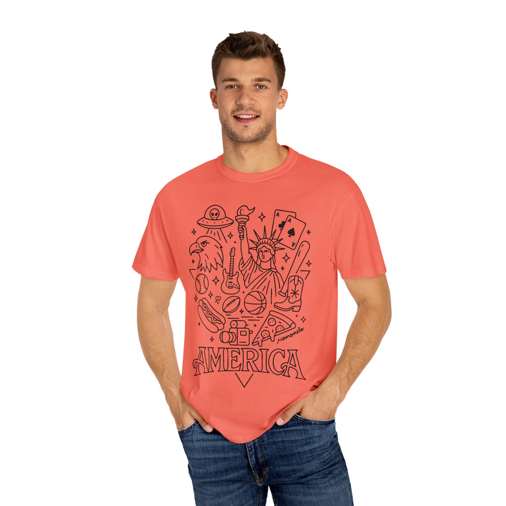 American Fourth of July Unisex T-shirt