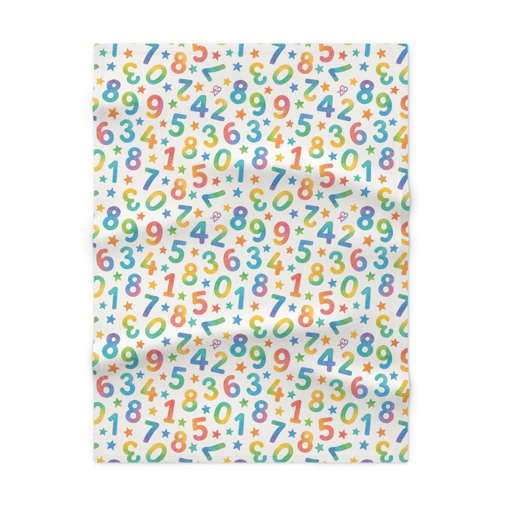 Colorful Number Baby Blanket