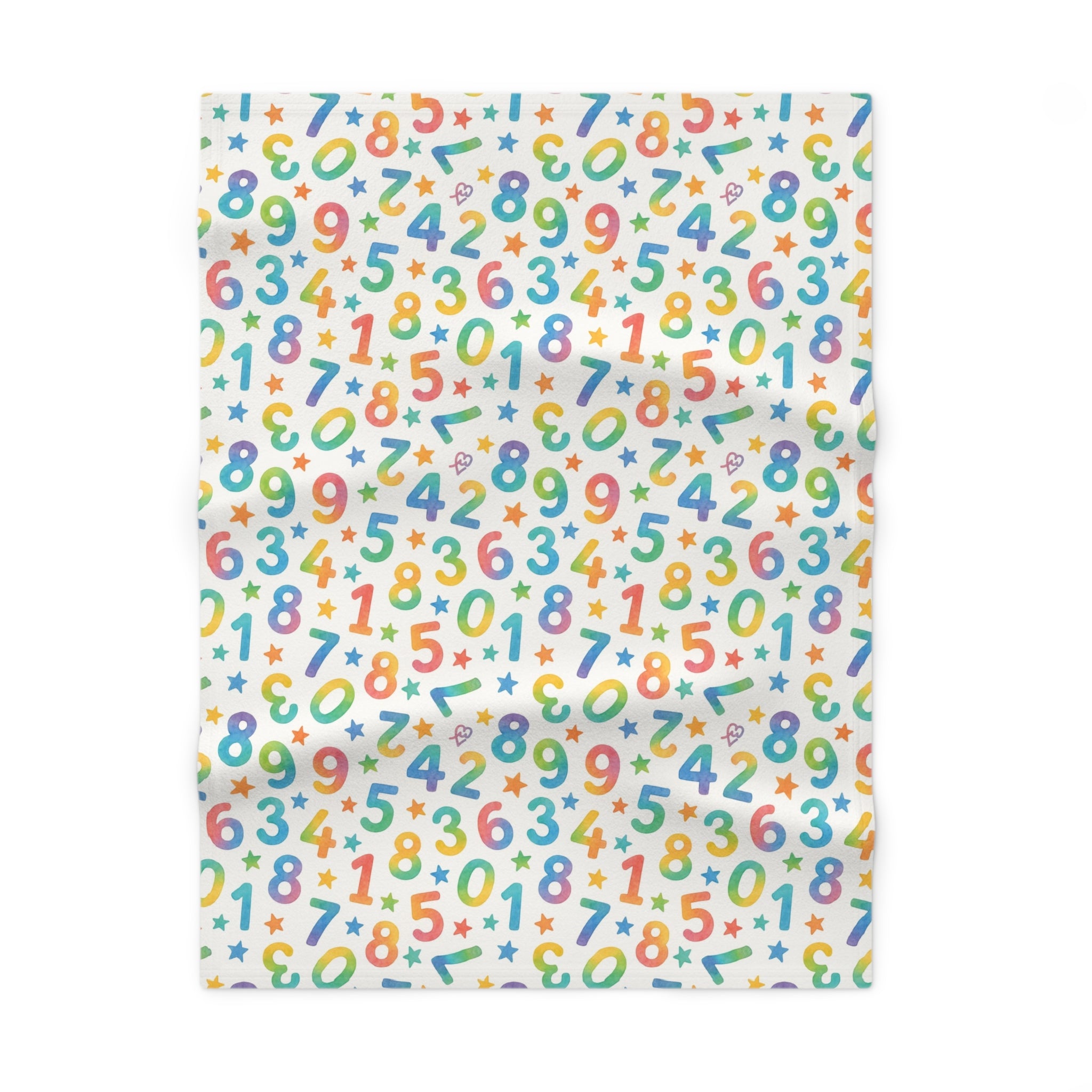 Colorful Number Baby Blanket