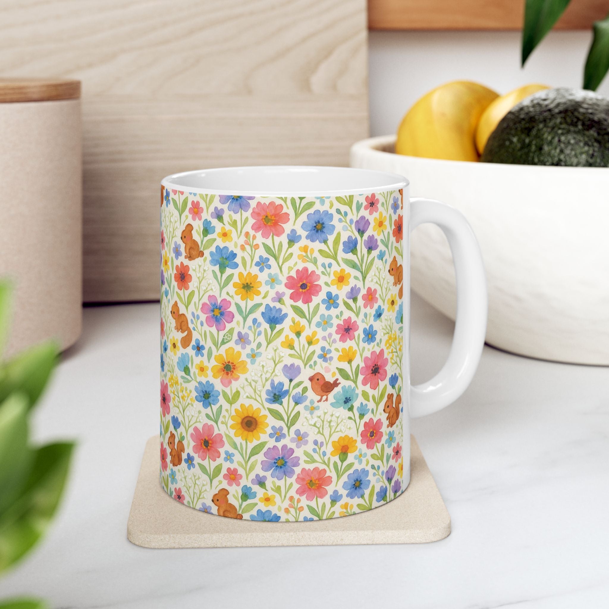 Kawaii floral Mug