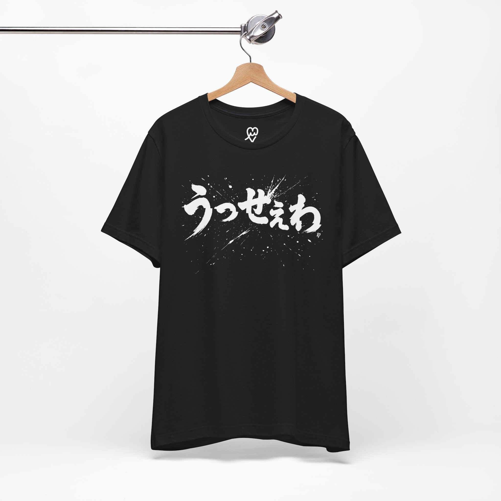 J-Pop Style Japanese Text T-Shirt – Bold Calligraphy Graphic Tshirt
