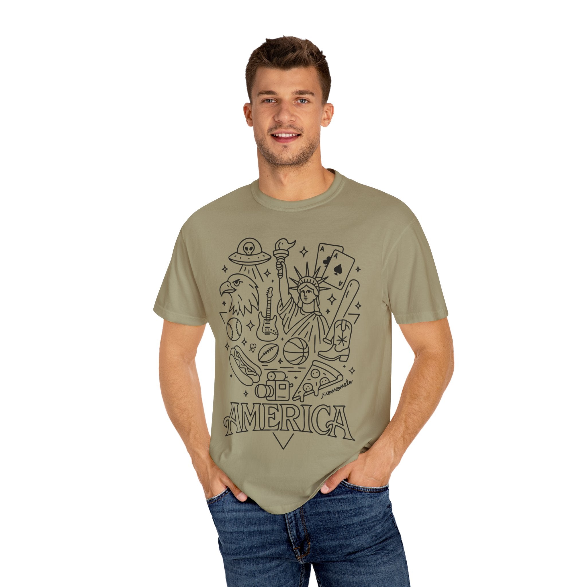 American Fourth of July Unisex T-shirt