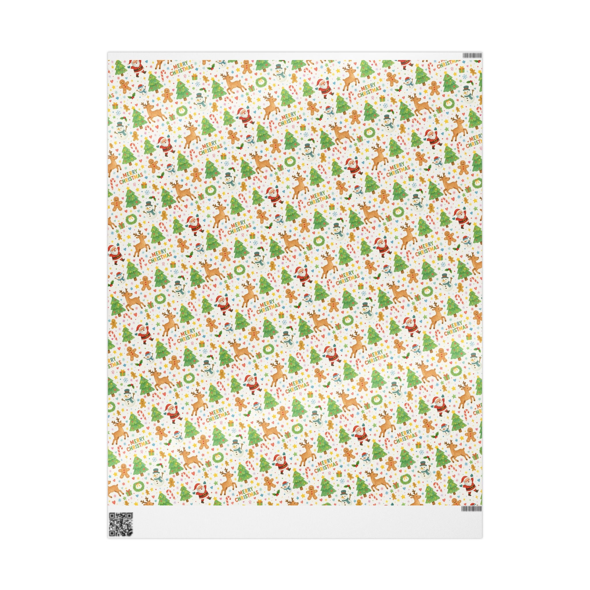 Christmas Wrapping Paper — White