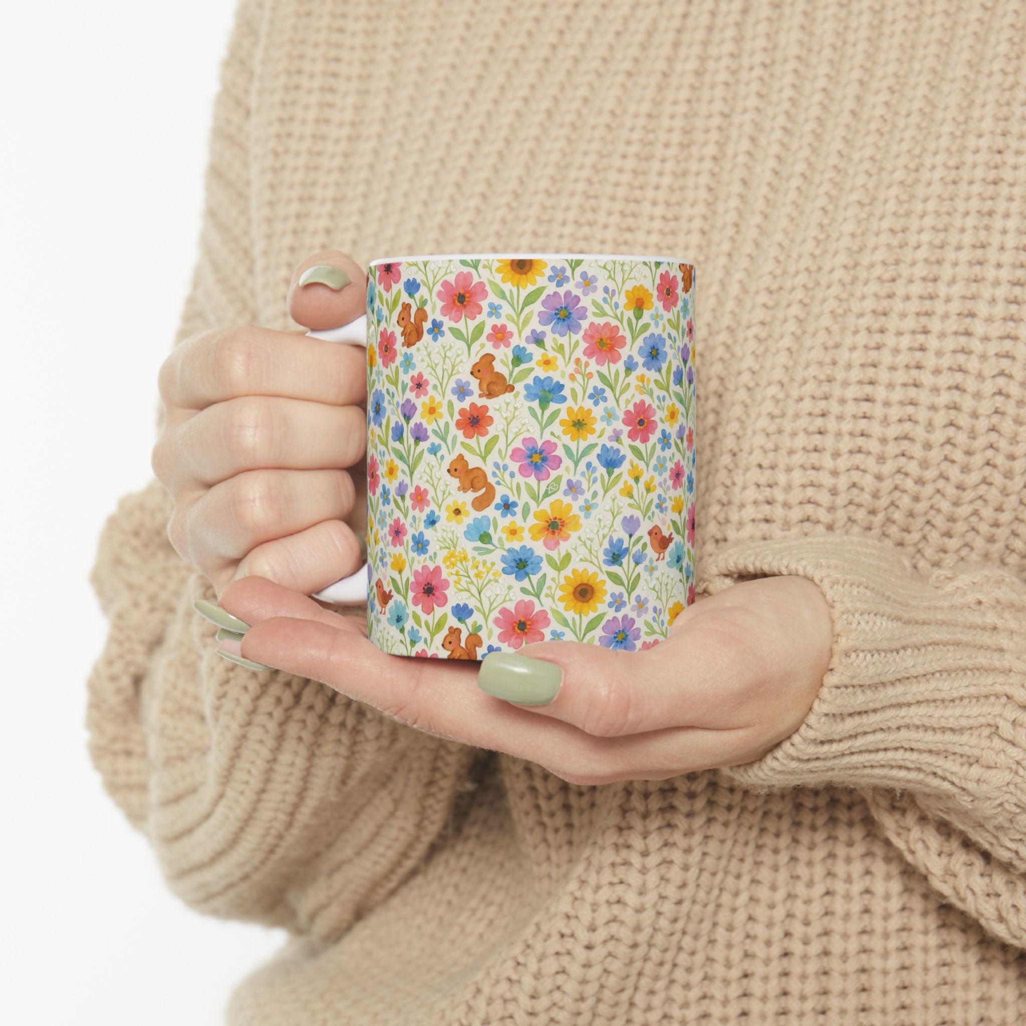 Kawaii floral Mug